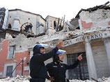 В Италии в районе Аквилы вновь произошло сильное землетрясение