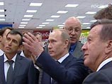 Премьер-министр РФ Владимир Путин добавил разнообразия в рутинные совещания правительства, неожиданно прервав одно из таких и посетив московский супермаркет Премьер-министр РФ Владимир Путин добавил разнообразия в рутинные совещания правительства, неожиданно прервав одно из таких и посетив московский супермаркет