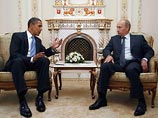 Обама перед началом беседы поблагодарил Путина за то, что тот нашел время для этой встречи и заявил, что "предвкушает очень интересную беседу"