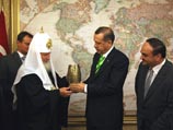 Патриарх Кирилл встретился с турецким премьером Эрдоганом