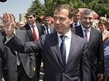Дмитрий Медведев побывал в Цхинвали в понедельник
