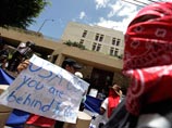 "Временный президент" Гондураса согласен на отставку, если его предшественник прекратит рваться на родину
