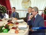 Медведев и Назарбаев на скачках обсудили будущее Таможенного союза