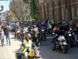 Польские байкеры посетили католические места Москвы Польские байкеры посетили католические места Москвы