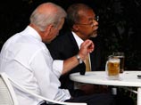 Обама собрал за обещанной кружкой пива сержанта полиции Кроули и профессора Гейтса