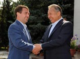 Президент поблагодарил Президента Дмитрия Медведева за активное участие в работе саммита. &#171;Вчера состоялся обстоятельный разговор глав государств-членов ОДКБ, где были обсуждены важные вопросы взаимодействия.  Думаю, коллеги сделают соответствующие в