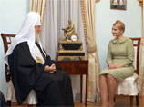 Патриарх поблагодарил руководство Украины, а особенно Тимошенко