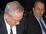 Премьер-министр Биньямин Нетаниягу ("Ликуд") и министр обороны Эхуд Барак ("Авода")