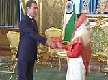 В Москве в четверг начались переговоры президента РФ Дмитрия Медведева с президентом Индии Пратихбой Патил