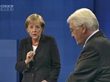 На теледебатах в Германии Меркель уступила Штайнмайеру