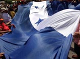 Свергнутый президент Селайя с третьей попытки вернулся в Гондурас и обратился к народу по телевидению