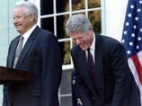 Борис Ельцин и Билл Клинтон, октябрь 1995 года
