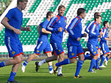 Команда Гуса Хиддинка провела первую тренировку перед матчем с немцами