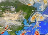 Бушующий в Японии тайфун "Мелор" надвигается на Хабаровский край