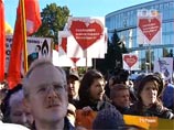 В Петербурге несколько сотен человек вышли на митинг против строительства "Охта центра"