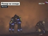 Пожарные ликвидировали пожар на складе, примыкающем к бывшему Черкизовскому рынку в Москве