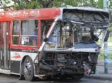 В столице Аргентины столкнулись два рейсовых автобуса: госпитализированы 18 человек В столице Аргентины столкнулись два рейсовых автобуса: госпитализированы 18 человек