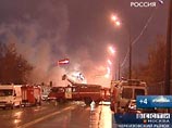 В ночь на среду на бывшем Черкизовском рынке загорелся склад с товарами. В 3:48 утра возгорание было ликвидировано