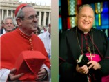 Кардинал Джастин Ригали и архиепископ Нью-Йоркский Тимоти Долан сделали шуточные ставки