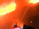 В Москве горел центральный штаб движения "Наши", возможен поджог
