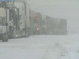 Снегопад остановил междугородный автотранспорт из Красноярска по всем направлениям
