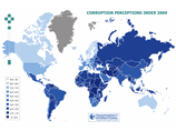 Индекс восприятия коррупции (CPI), составленный экспертами международной организации Transparency International, измеряет уровень коррупции в госсекторе и определяется на основе опросов среди экспертов и бизнесменов Индекс восприятия коррупции (CPI), составленный экспертами международной организации Transparency International, измеряет уровень коррупции в госсекторе и определяется на основе опросов среди экспертов и бизнесменов