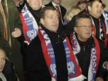 Российские футболисты впервые получат поддержку президента на выездном матче Российские футболисты впервые получат поддержку президента на выездном матче