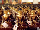В тувинском храмовом комплексе установят тысячу статуэток Будды