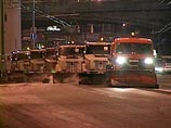 В Москве объявлено штормовое предупреждение. На уборку улиц вышли тысячи машин