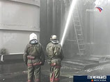 Пожар на северо-востоке Москвы на территории завода "Калибр" потушен