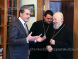 Глава Украинской православной церкви Московского Патриархата принял Виктора Ющенко
