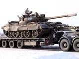 Причем танк оказался еще и российского производства - Т-55