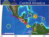 В Никарагуа произошло землетрясение магнитудой 4,8