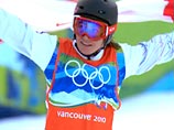 Жительница Ванкувера Мелле Рикер праздновала победу в сноуборд-кроссе у женщин, принеся Канаде второе золото Олимпиады-2010