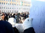 В акции протеста в Архангельске принимают участие более полутора тысяч человек
