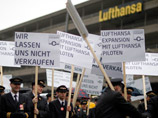 Авиакомпания Lufthansa  пожаловалась в суд на своих бастующих пилотов