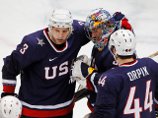 Сборная США по хоккею вышла в полуфинал на Олимпийских играх в Ванкувере, одержав победу в 1/4 финала над командой Швейцарии со счетом 2:0