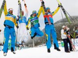 Сборная Швеции в составе Даниэля Рикардссона, Йохана Ольссона, Андерса Содергрена и Маркуса Хеллнера одержала победу в мужской лыжной эстафете 4х10 км на зимних Олимпийских играх в Ванкувере