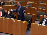 Первый постоянный председатель Европейского Совета бельгиец Херман ван Ромпей подвергся оскорблениям со стороны депутата, лидера британских противников европейской интеграции Найджела Фараджа