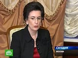 В Москву приехала экс-спикер парламента Грузии, лидер оппозиционной партии "Демократическое движение единая Грузия" Нино Бурджанадзе