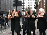 Британские женские организации провели в центре Лондона демонстрации с целью обратить внимание на проблемы женщин