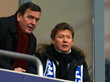 Председатель правления "Газпрома" Алексей Миллер на футбольном матче вместе с экс-канцлером ФРГ Герхардом Шрёдером