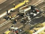 В США самосвал протаранил группу мотоциклистов: трое погибших, шесть раненых