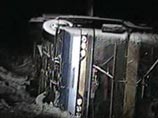 В Самарской области на трассе перевернулся пассажирский автобус: 11 раненых