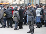На Триумфальной площади милиция задержала около 10 участников акции в защиту Конституции