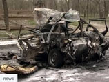 В Дагестане взорвалась машина, в которой перевозили самодельную бомбу
