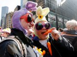 Жители Нью-Йорка отметили Пасху парадом шляп