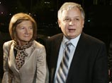 Президент Польши Лех Качиньский и его супруга Мария
