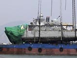Обломки южнокорейского корвета, поднятые со дна Желтого моря, подтвердили версию о внешнем взрыве Обломки южнокорейского корвета, поднятые со дна Желтого моря, подтвердили версию о внешнем взрыве