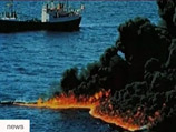 Взрыв на плавучей буровой платформе Deepwater Horizon, арендованной британской компанией BP у компании Transocean, произошел 21 апреля в 200 км от Нового Орлеана